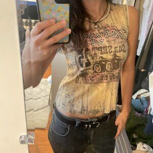 Cute y2k retro vintage tank top